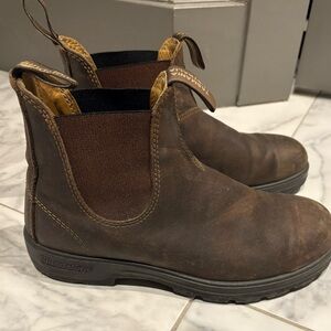 Brown Blundstone Boots